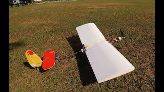 Slow stick RC plane  Maiden Flight [upl. by Aaberg]