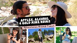 A TASTE of TUMUT  Adelong Gold Mine Ruins  Apples Cider Gin Beer in Tumut amp Batlow NSW [upl. by Anerok]