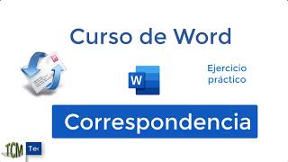 Ejemplo FACIL y RAPIDO de Combinacion de Correspondencia en Word  Ejemplo 1 [upl. by Lani]