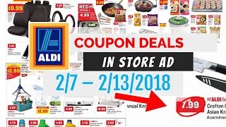 Aldi Weekly Ad Deals February 7  13 2018  In Store Ad [upl. by Ennovehc]