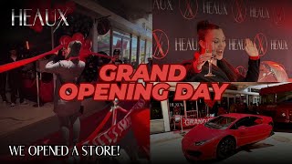 The Grand Opening of Heaux Cosmetics 1st Retail Location [upl. by Pruchno950]