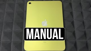 New iPad 109”  10th Generation  Manual for Beginners  How to Use iPad [upl. by Ahsekat]