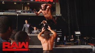 Seth Rollins vs Rusev Raw Sept 19 2016 [upl. by Gayn]