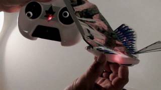 Avitron RC Flying Bionic Bird Ornithopter [upl. by Novihs86]