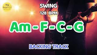 Swing Backing Track A Minor  Am F C G  TN Backing Track [upl. by Loria]