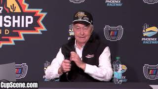 NASCAR at Phoenix Raceway Nov 2024 Roger Penske post race [upl. by Anirba]