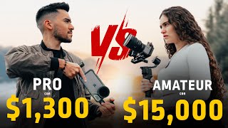 PRO con iPhone 15 Vs PRINCIPIANTE con 15000 en equipos [upl. by Eclud]