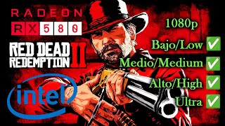 Red Dead Redemption 2  RX 580 8GB  i53470  Bajo  Ultra [upl. by Athalee]