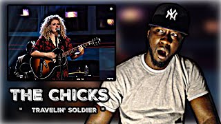 WHO ARE THESE WOMEN FIRST TIME HEARING The Chicks  Travelin Soldier  REACTION [upl. by Tedda]