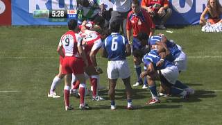 RWC 7s 2009  England v Samoa [upl. by Aerda]