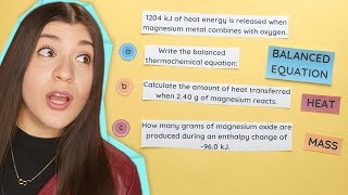 Enthalpy Stoichiometry Part 1 Finding Heat and Mass [upl. by Sudbury597]