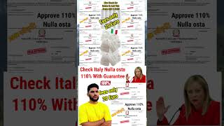 how to check italy nulla osta online  Verify Italy Nulla OstaEasiest Way To VerifyItaly Seasonal [upl. by Priebe]