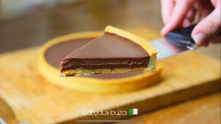 أروع تارت شوكولا ممكن تجربها في حياتك 😋🍫🍫  meilleur recette tarte au chocolat 🍫 [upl. by Eseerahs]