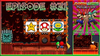 Mario amp Luigi Partners In Time  Inside The Volcano Thwomp Minigames  Episode 31 [upl. by Mahda]