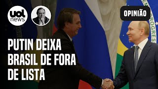 Rússia Brasil fica fora da lista de países considerados hostis por Putin [upl. by Rogovy]