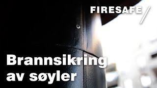 Brannsikring av stålsøyler utendørs  Firesafe [upl. by Notneiuq337]