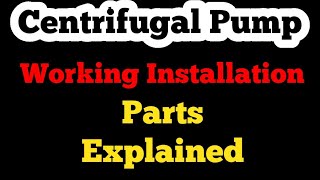 Centrifugal Pump Working  Priming Process  Parts Explained [upl. by Nylauqcaj58]