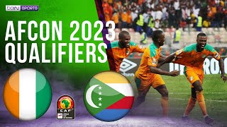 Ivory Coast vs Comoros  AFCON 2023 QUALIFIERS HIGHLIGHTS  03242023  beIN SPORTS USA [upl. by Melinda97]