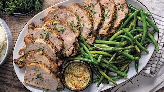 Mustard Roasted Pork Loin [upl. by Gerianna]