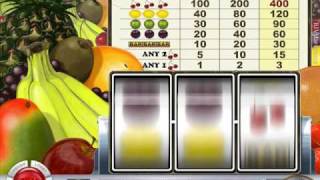 Fantastic Fruit  Classic 3Reel Slot Machine  Vegas Regal Casino [upl. by Sandell]