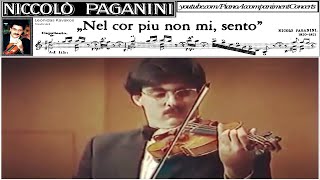 Leonidas Kavakos plays Paganini Nel cor più non mi sento  Sheet Music HD [upl. by Scholz570]