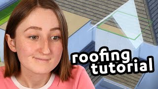 How To Make Roofs in The Sims Building Tips [upl. by Einahpetse]