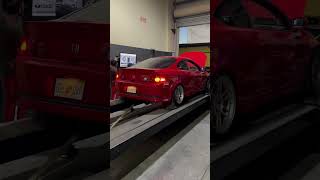 DC5 Dyno Pull with Big Flames [upl. by Ynnij]