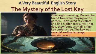 The Mystery of the Lost key learn English through story level 1how to improve english listening [upl. by Izzy]