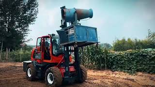 4WD Offroad Forklift 35 Ton Terrain Fork lift Outdoor Rough Terrain Forkliftmachine forklift [upl. by Assiran]