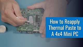 How to Reapply Thermal Paste to a Mini PC [upl. by Kattie667]