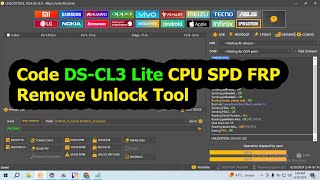 Code DSCL3 Lite CPU SPD FRP Remove Unlock Tool dcode dscl3 dcodedscl3lite [upl. by Ruyle]