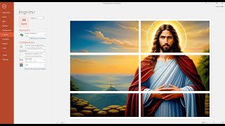 Como imprimir Una Imagen en Varias Hojas POSTER EN PowerPoint [upl. by Htebazileyram]