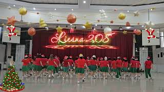 Holly Jolly 2024 Line Dance Choreo Ria J Vivi M Mariana S amp Yunita INA Liesna 208 LD Nov24 [upl. by Anilehs155]