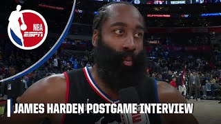 James Harden says Clippers are ‘becoming who we are’ after win vs Nuggets  NBA on ESPN [upl. by Iak]