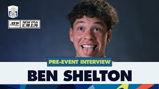 quotThe Food OnSite Is Amazingquot Ben Shelton PreEvent Interview  Rolex Shanghai Masters 2024 [upl. by Ranee]