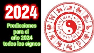 HOROSCOPO CHINO 2024  Predicciones para cada signo del zodiaco chino para el año 2024 [upl. by Radcliffe279]