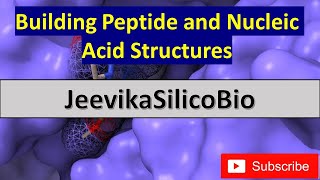 Building peptide and nucleic acid structures using UCSF Chimera  Molecular Modeling [upl. by Enelyaj312]