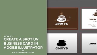 How to Create Spot UV Business Cards using Adobe Illustrator [upl. by Malena]