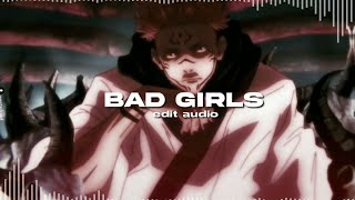 bad girls  mia edit audio [upl. by Hayyim]