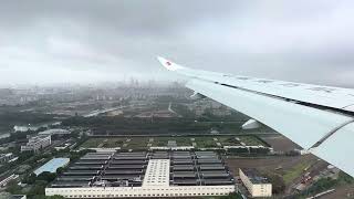 COMAC C919 （B919A）landing at Shanghai Hongqiao Airport（photoed at 2023617） [upl. by Yemar]