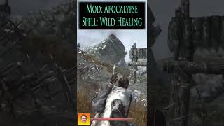 Checkout the spell WILD HEALING from the Skyrim Spell Mod APOCALYPSE shorts [upl. by Adamo]