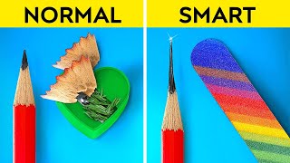 GENIUS SCHOOL HACKS  DIY Ideas Creative Students On Another Level by 123GO SCHOOL [upl. by Nnylrebma]