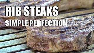 GRILLED RIB STEAKS DONE PERFECT EVERY TIME  Recipe  BBQ Pit Boys [upl. by Disraeli]