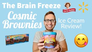 Cosmic Brownies from Little Debbie Ice Cream Review  Brain Freeze 31 [upl. by Meta]