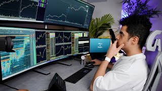 Ultimate Trading Setup Tour 2024  Mac Ultrawide Monitors All Platforms [upl. by Annoeik997]