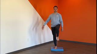 Airex Pad Single Leg Balance [upl. by Adan]