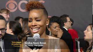 Anika Noni Rose quotThe Quadquot on what TV character she would like to be  2017 Primetime Emmys [upl. by Claus502]