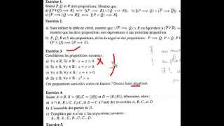 lexrcice N° 3  la logique mathématiques [upl. by Cesaria]