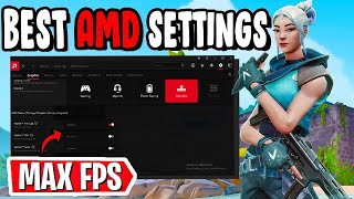 BEST AMD Radeon Settings 2024🔥  AMD Radeon Settings for GAMING✔️ [upl. by Fairlie]