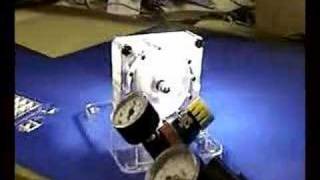 Tesla Turbine  Acrylic Turbo Generator Demo [upl. by Thia]